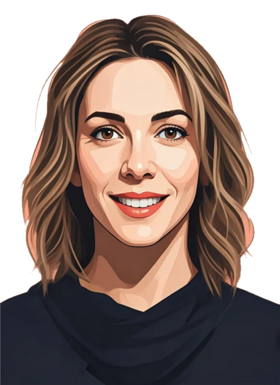 Alicia, directora y profesora de teórico de autoescuela ON (ilustración)