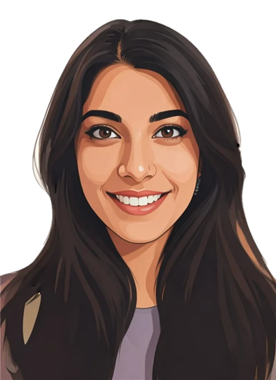 Saray, recepción y administración de autoescuela ON (ilustración)