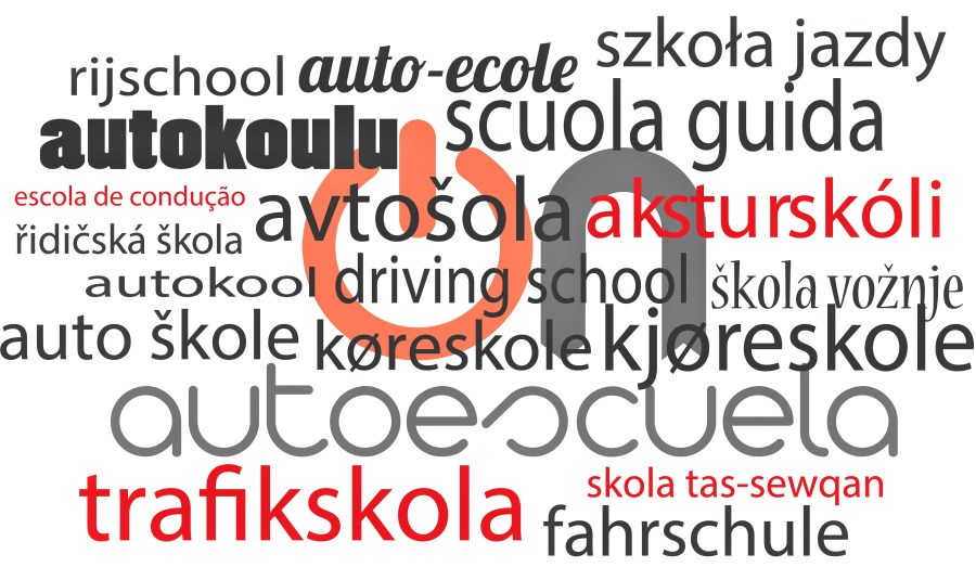 vinilo on autoescuela